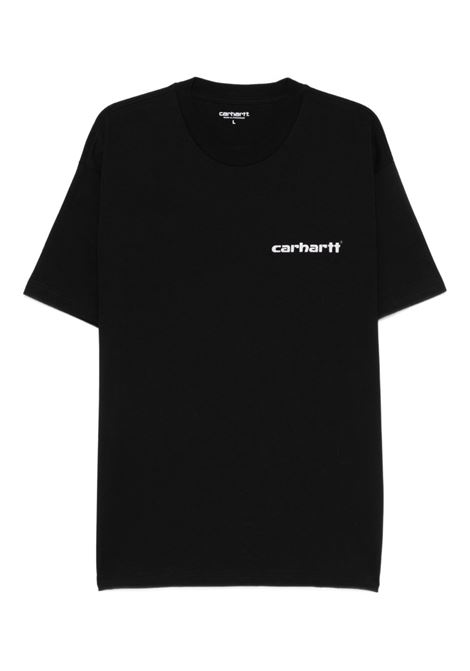 t-shirt ss archive script uomo nera CARHARTT WIP | I03600189.XX